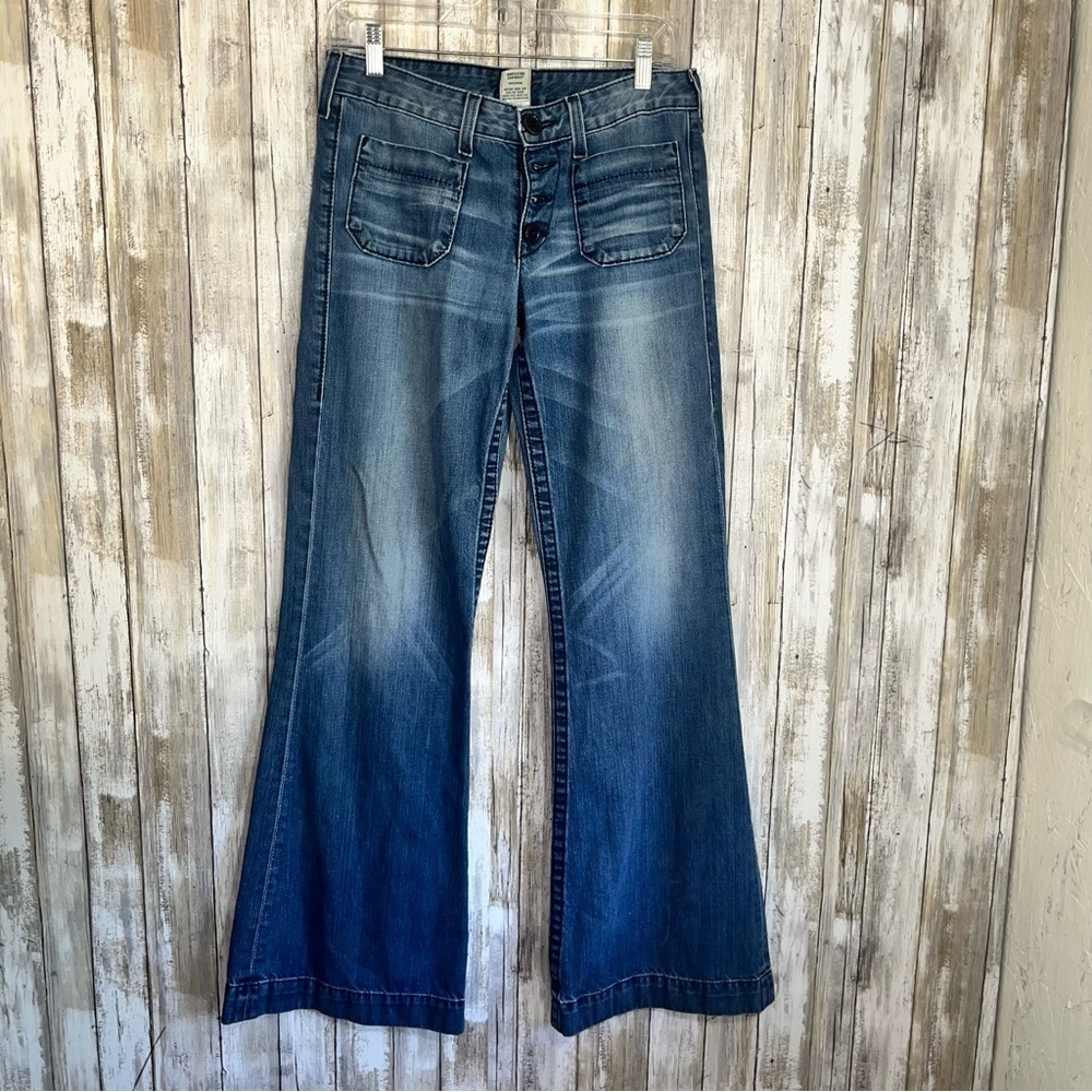 True Religion Mid Rise Flare